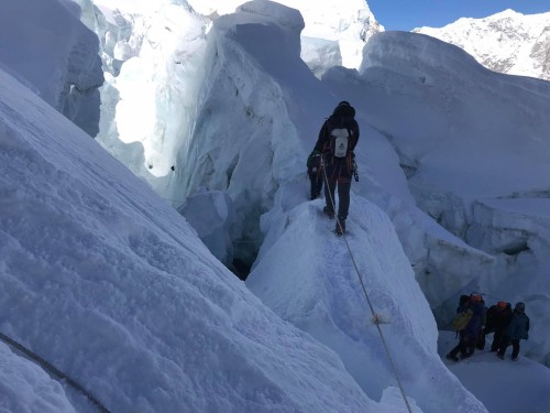 Ascension du Lhotse à 8516 mètres au Népal